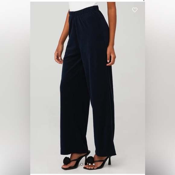 NWT Araminta James HARLOW TERRY PANT $118 - color midnight navy - Size MEDIUM - Picture 1 of 9